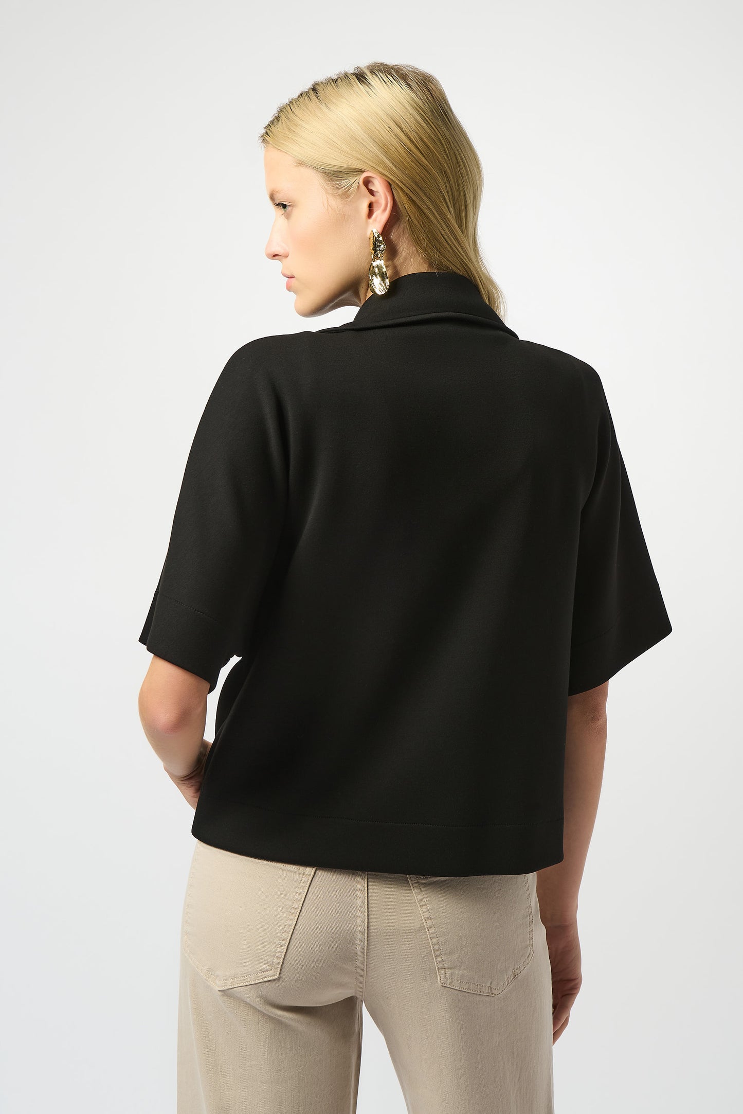 Scuba Jersey Boxy Jacket