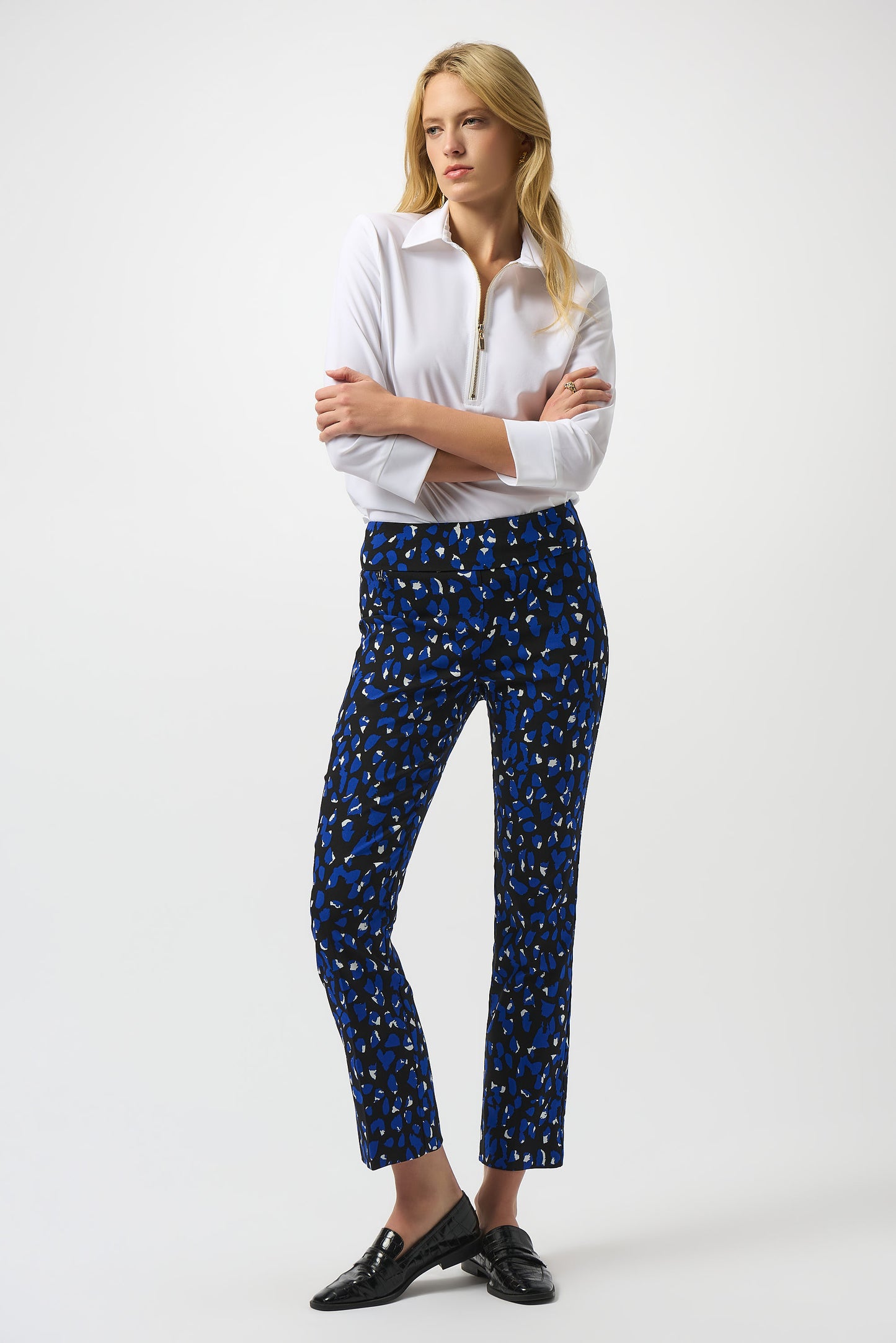 Millennium Print Straight Leg Pull-On Pants