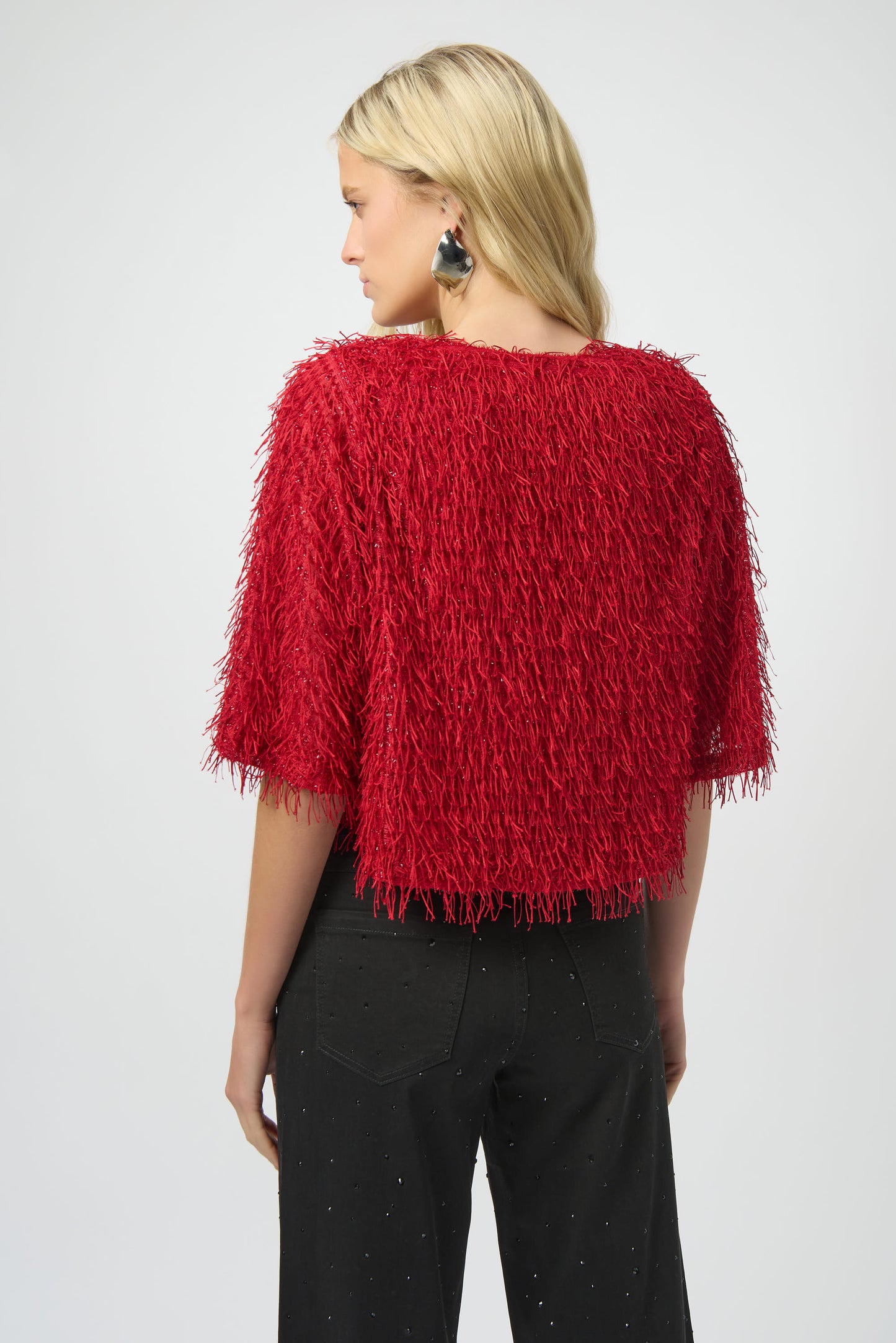 Novelty Fringe Boxy Top