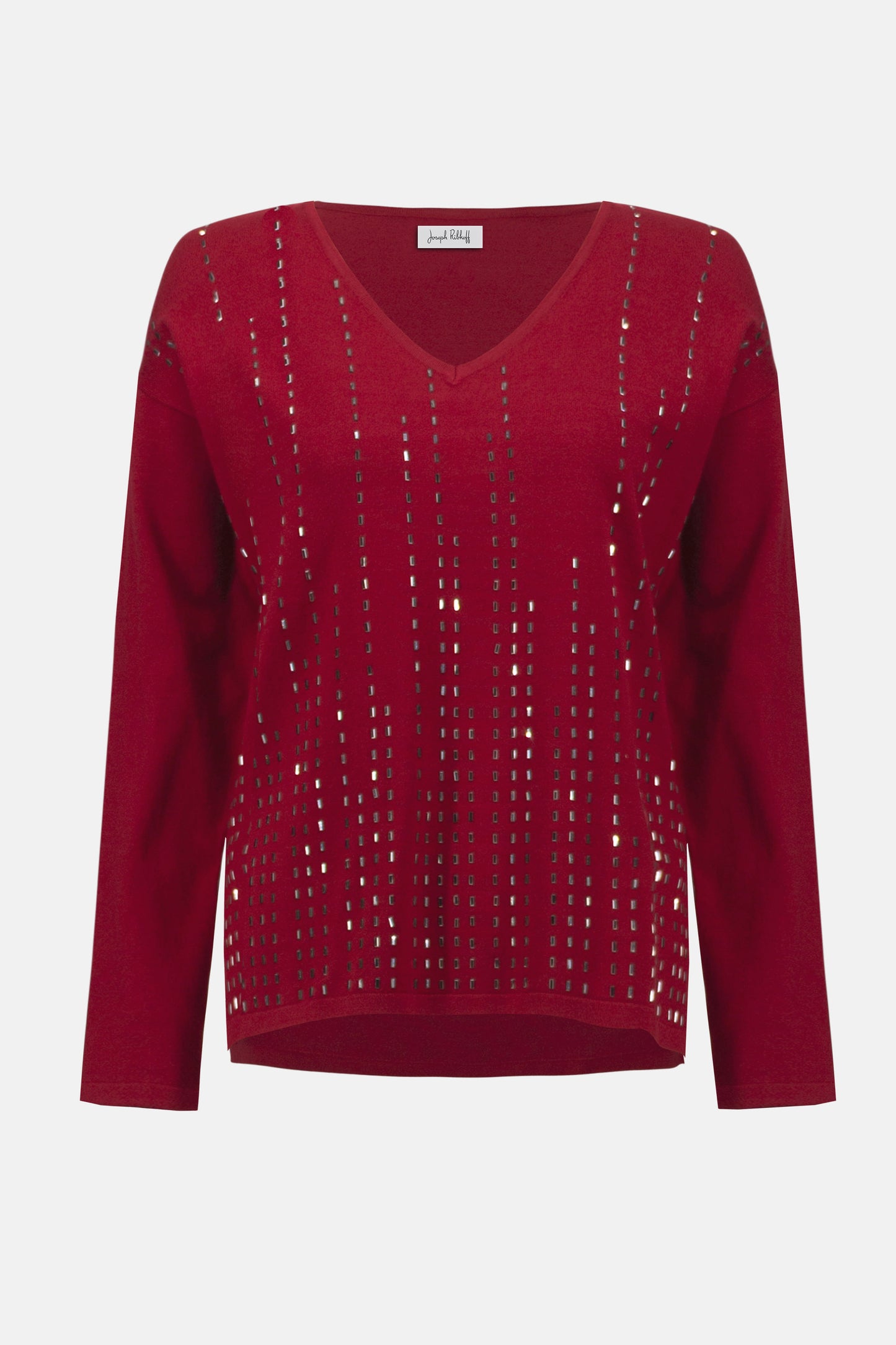 Sweater Knit Pullover with Iron-On Detail