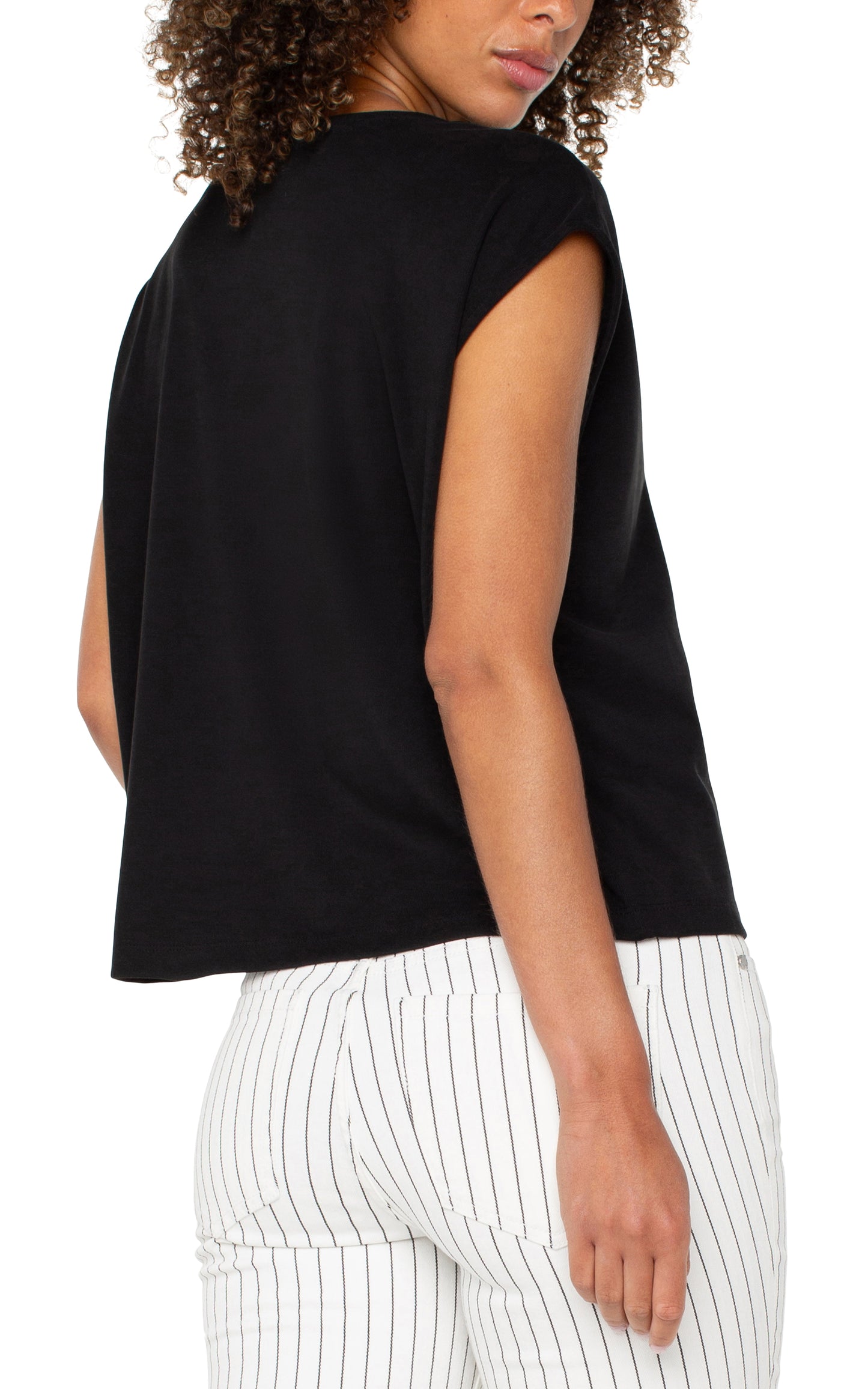 Dolman Sleeve V-neck Top