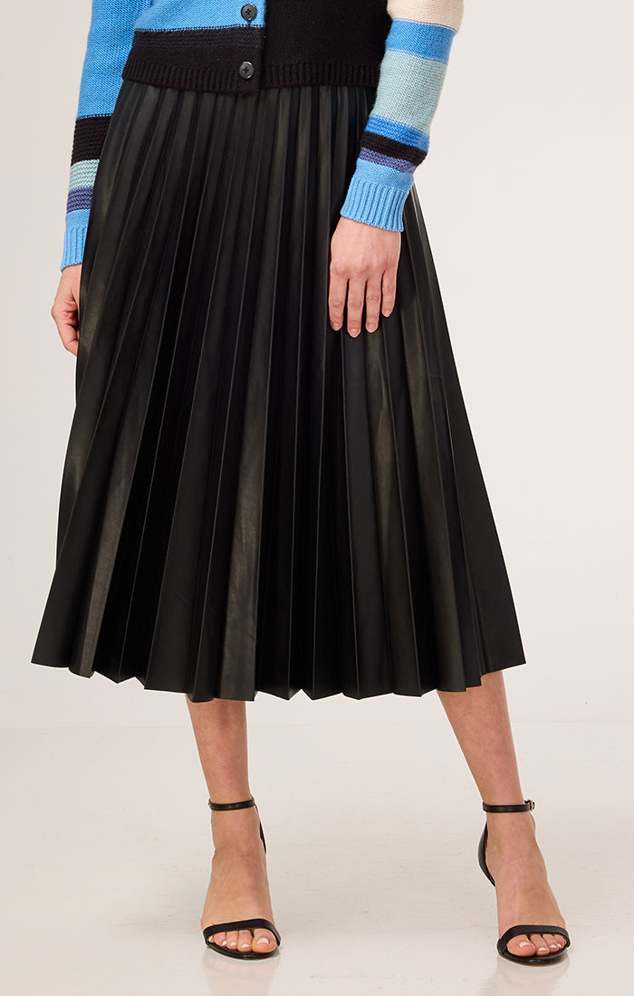 Faux Leather Flirt Skirt