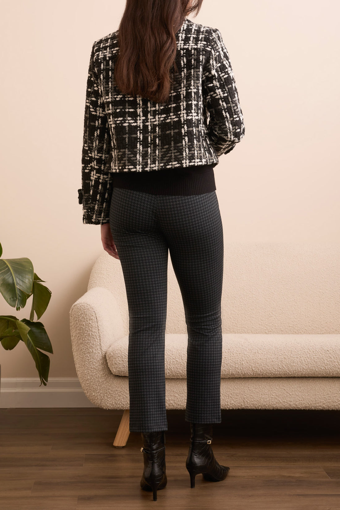 Black Long Sleeve Lined Blazer with Pockets