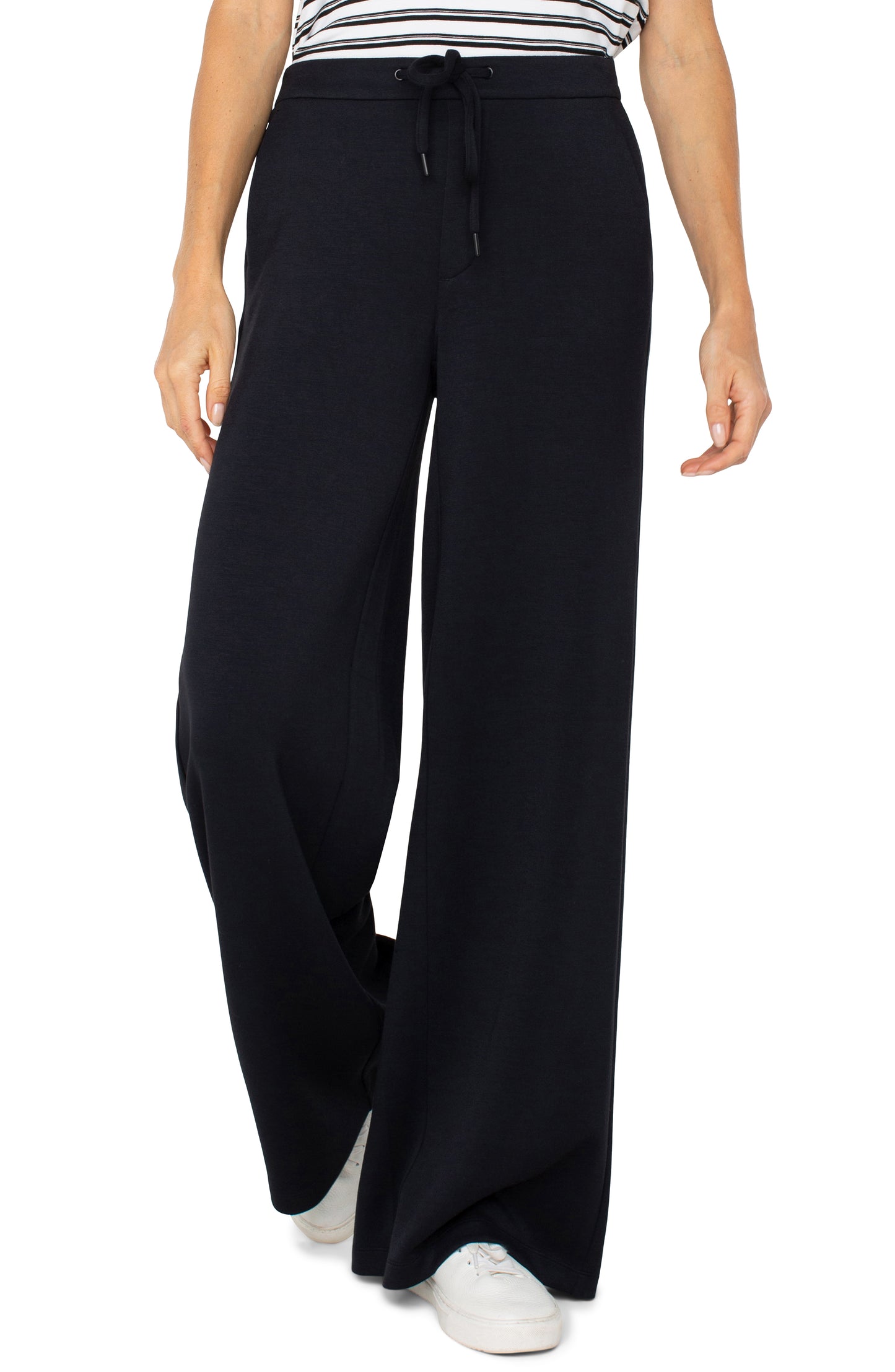 Pull On Wide Leg Trouser