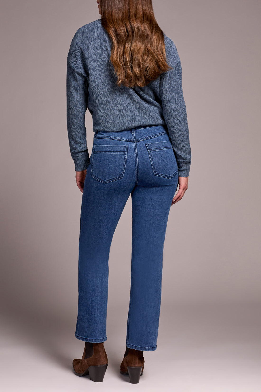 Audrey Flare Jeans with 3D Flower
