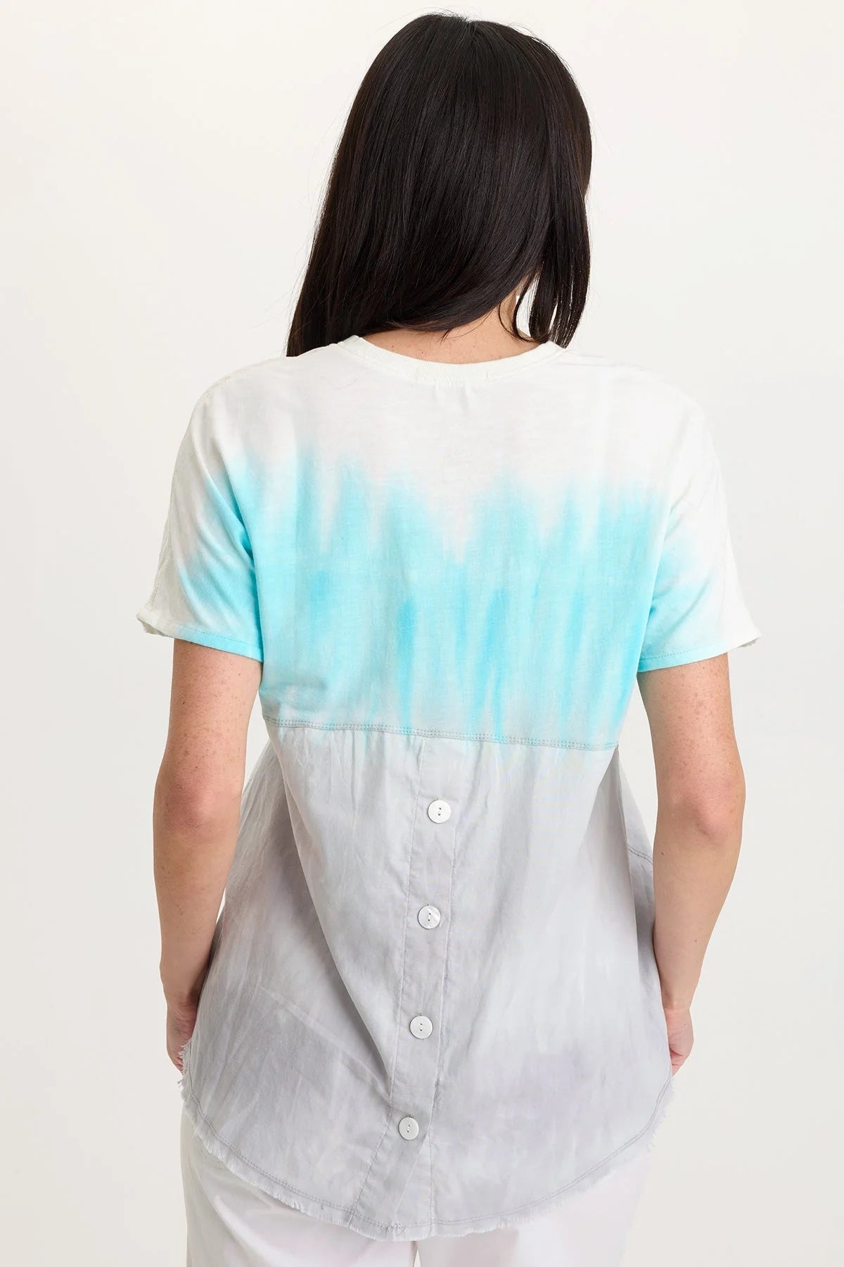 Clara  Hi-low V-neck Top