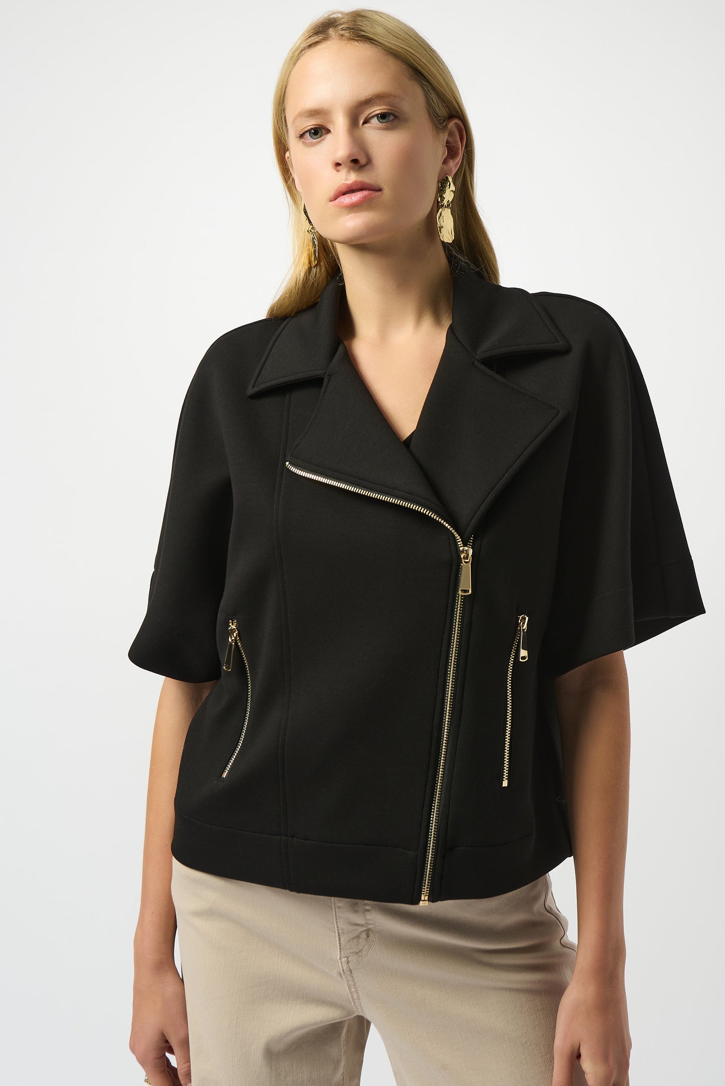 Scuba Jersey Boxy Jacket