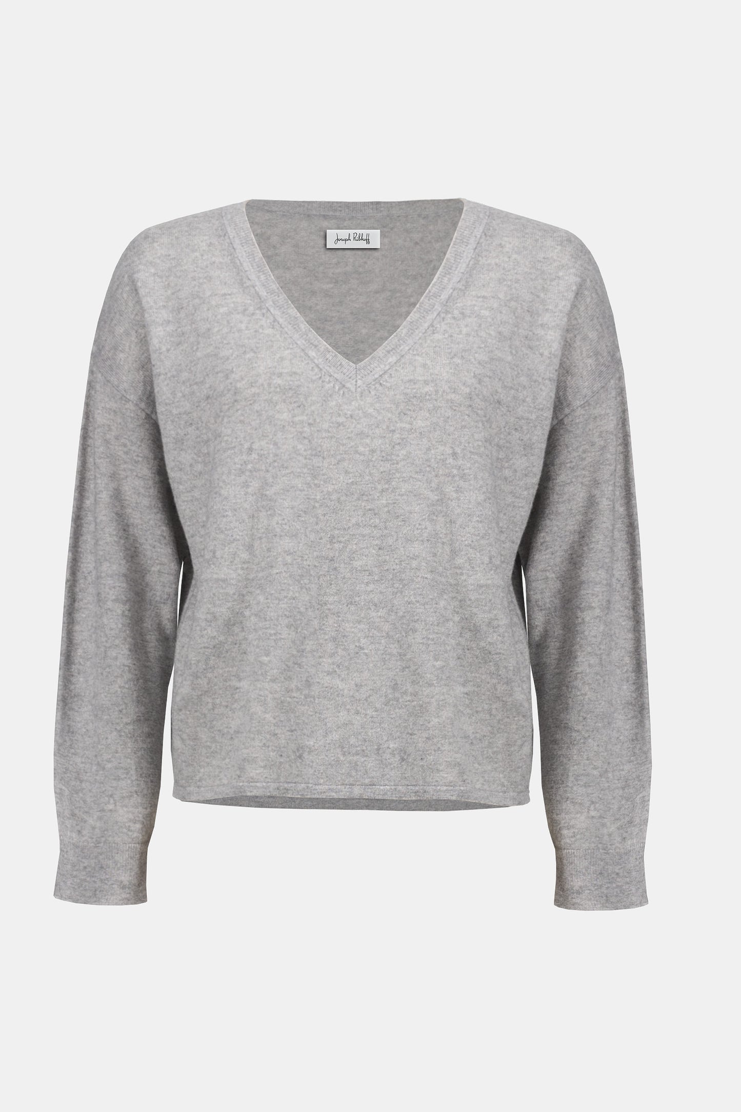 Wool Blend V-Neck Boxy Sweater