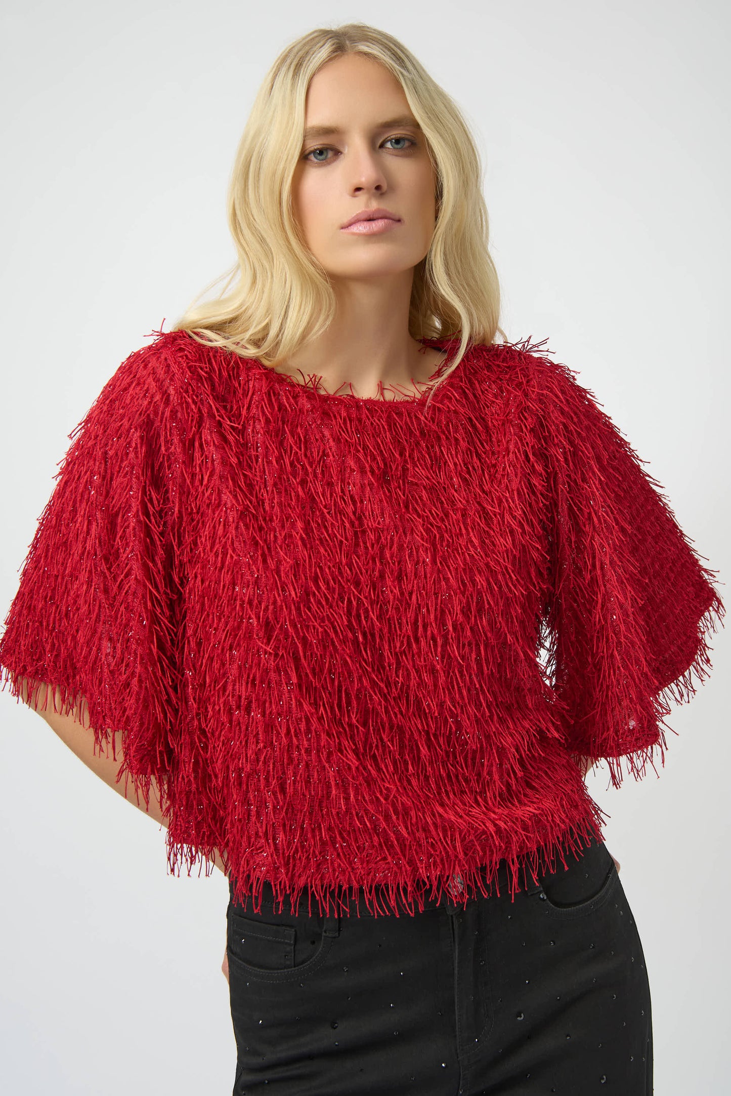 Novelty Fringe Boxy Top