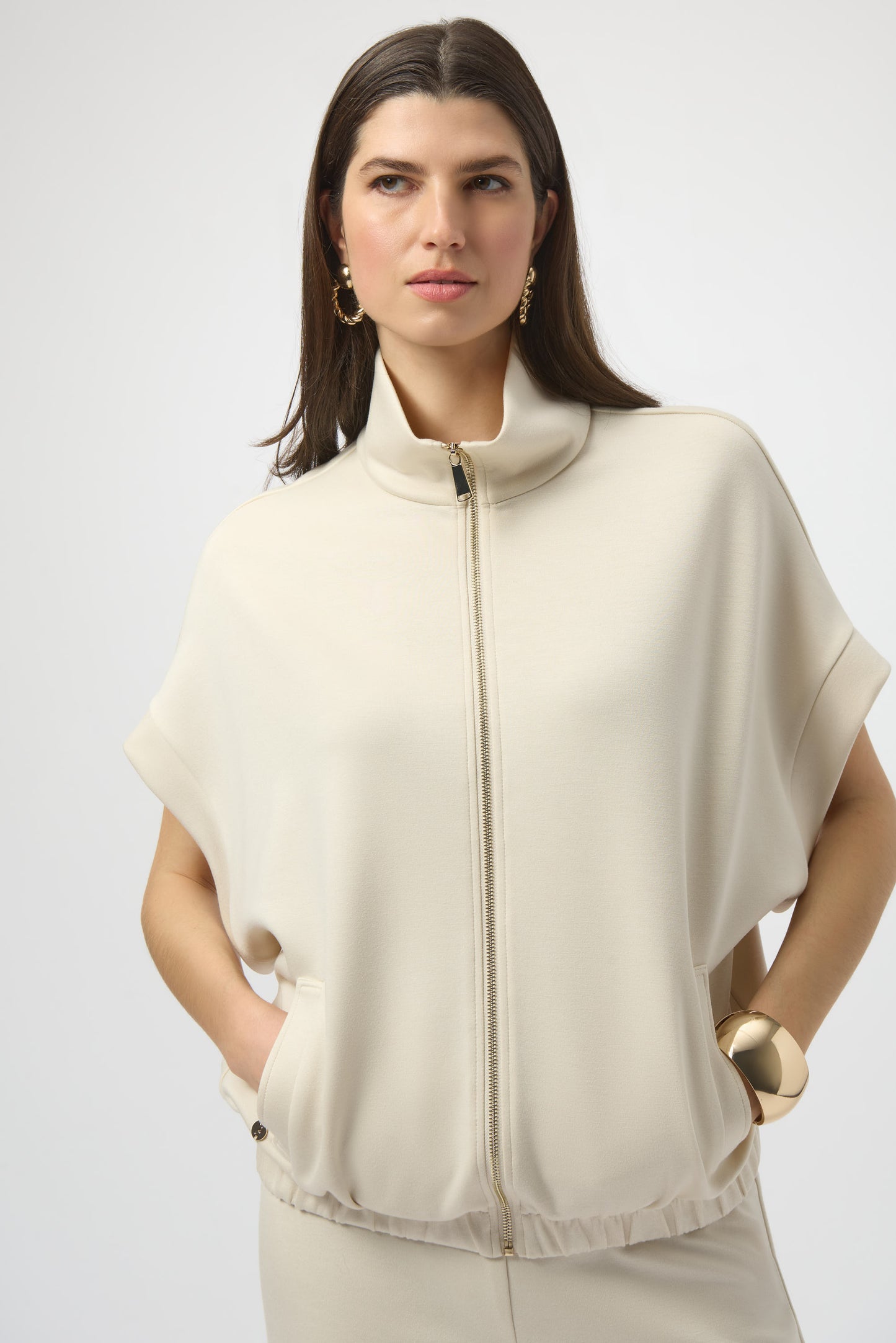 Scuba Jersey Boxy Jacket