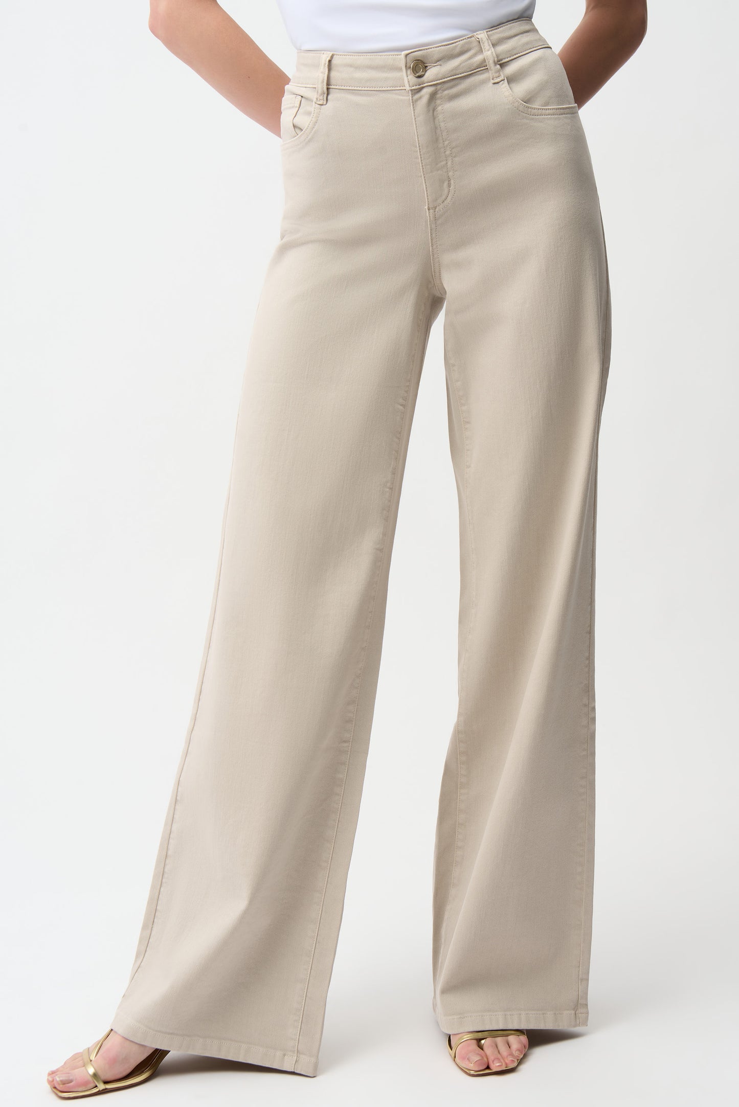 Goldie Classic Wide-leg Stretch Jeans