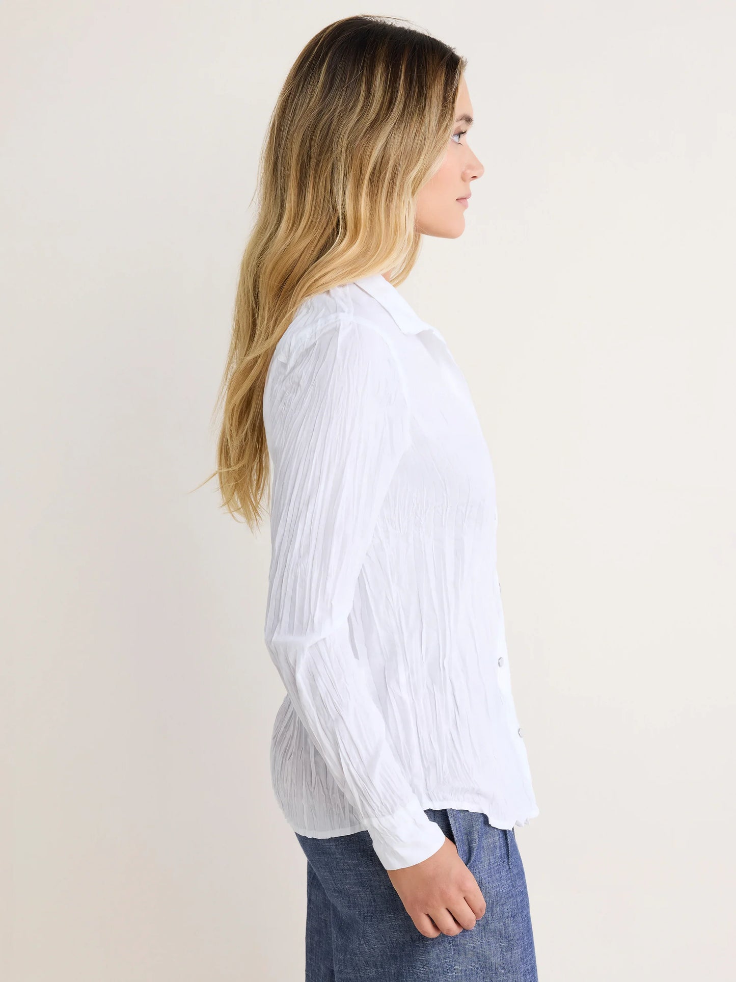 White Core Cotton Shirt