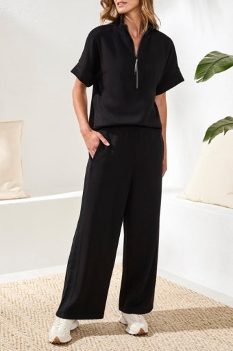 Techno Lux - Black Pull On Pant
