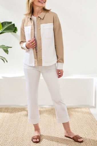 Long Sleeve Color Block Jacket