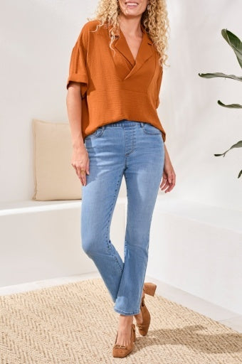 Sophia Curvy Boundless Stretch Denim Straight Leg Jeans