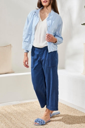 Windbreaker With Pockets & Adjustable Waist