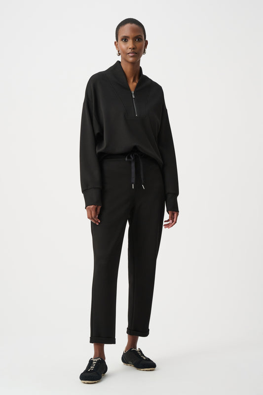 Scuba Jersey Pull-on Jogger Pants With Drawstring Waist