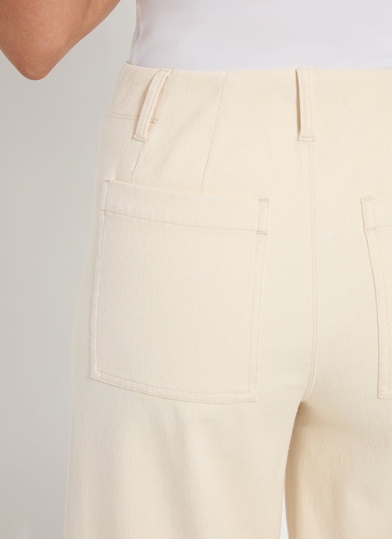 Nova Hi Waist Pintuck Denim