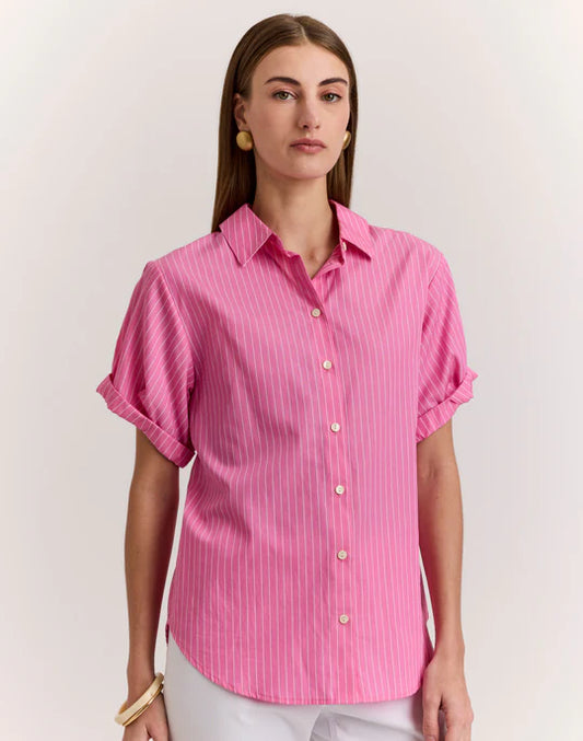 Short Sleeve Lucie Stripe