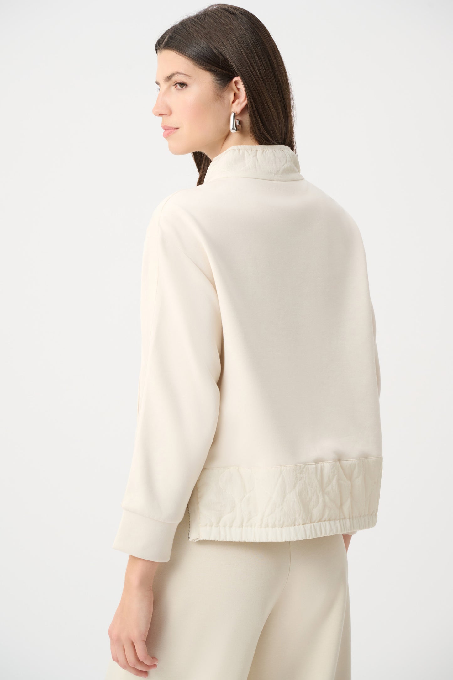 Scuba Jersey Funnel-neck Jacket