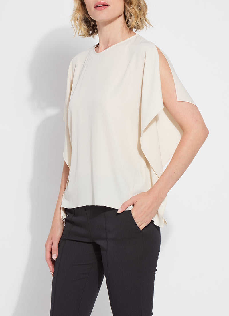 Carmen V-neck Scarf Top