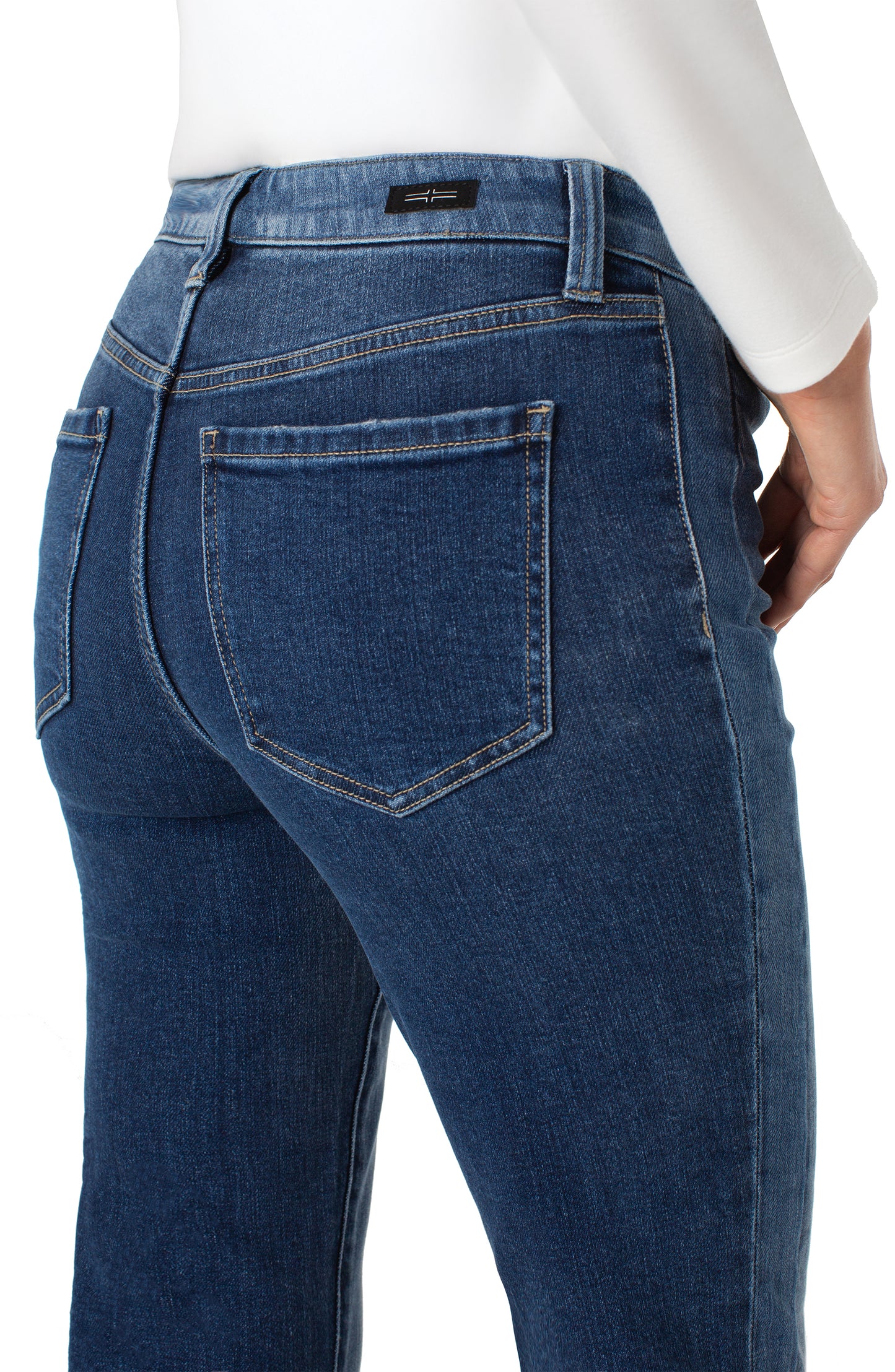 Hannah Flare Jeans with Blocking Details
