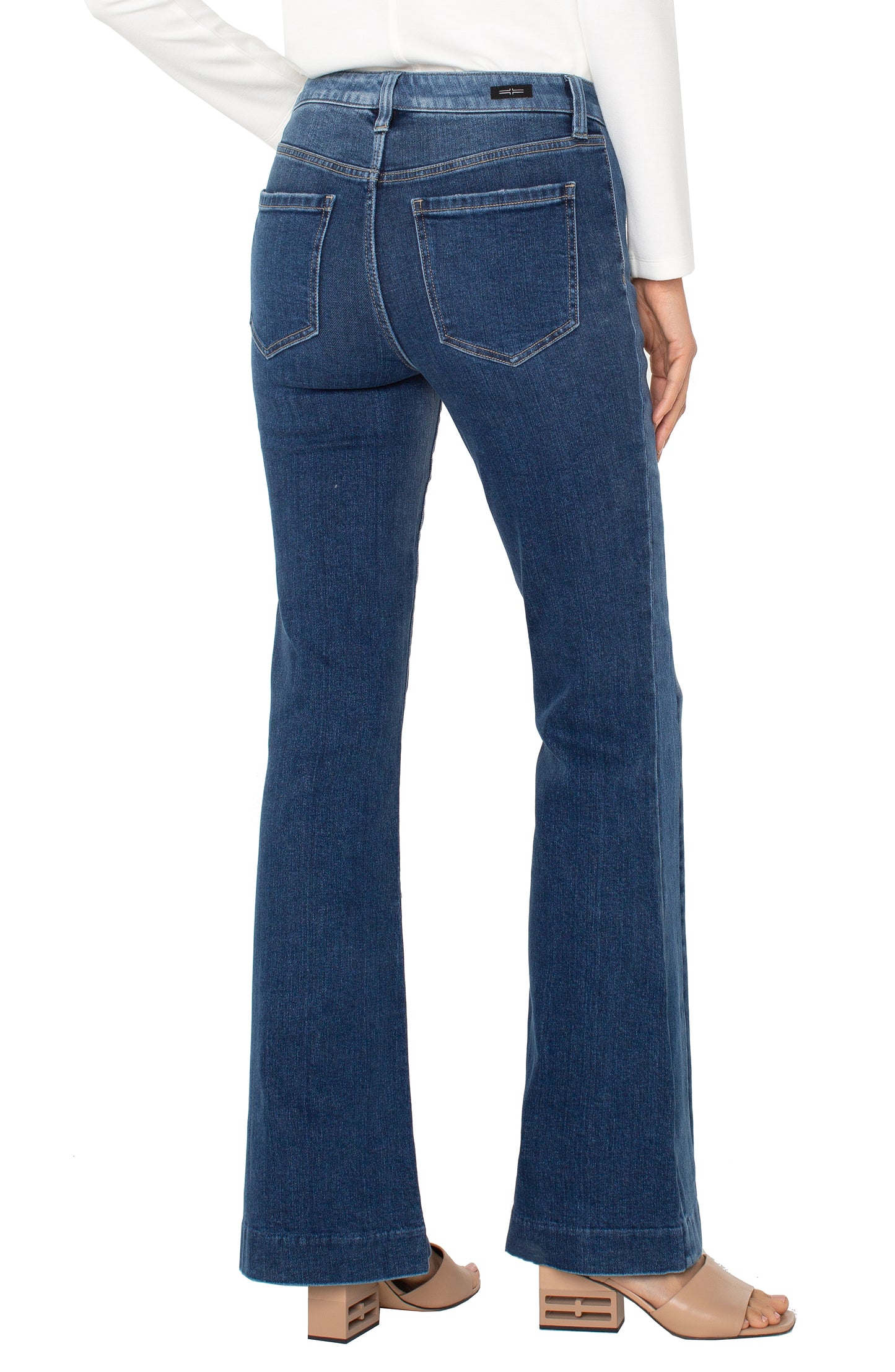 Hannah Flare Jeans with Blocking Details