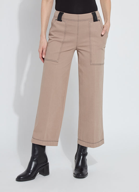 Valerie Wide Leg Crop Denim
