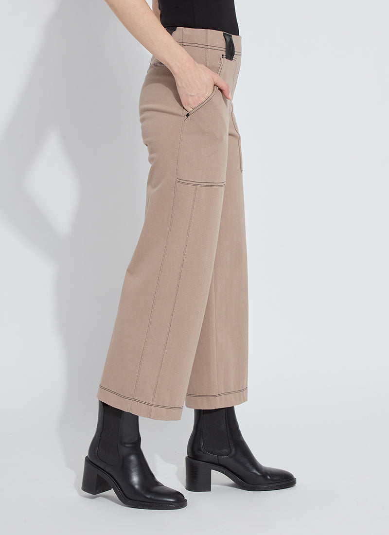 Valerie Wide Leg Crop Denim