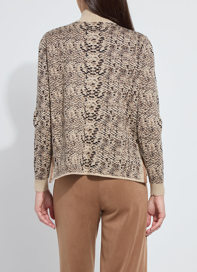 Declan Mock Neck Jacquard Sweater