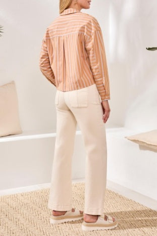 Popover Drop Shoulder Blouse